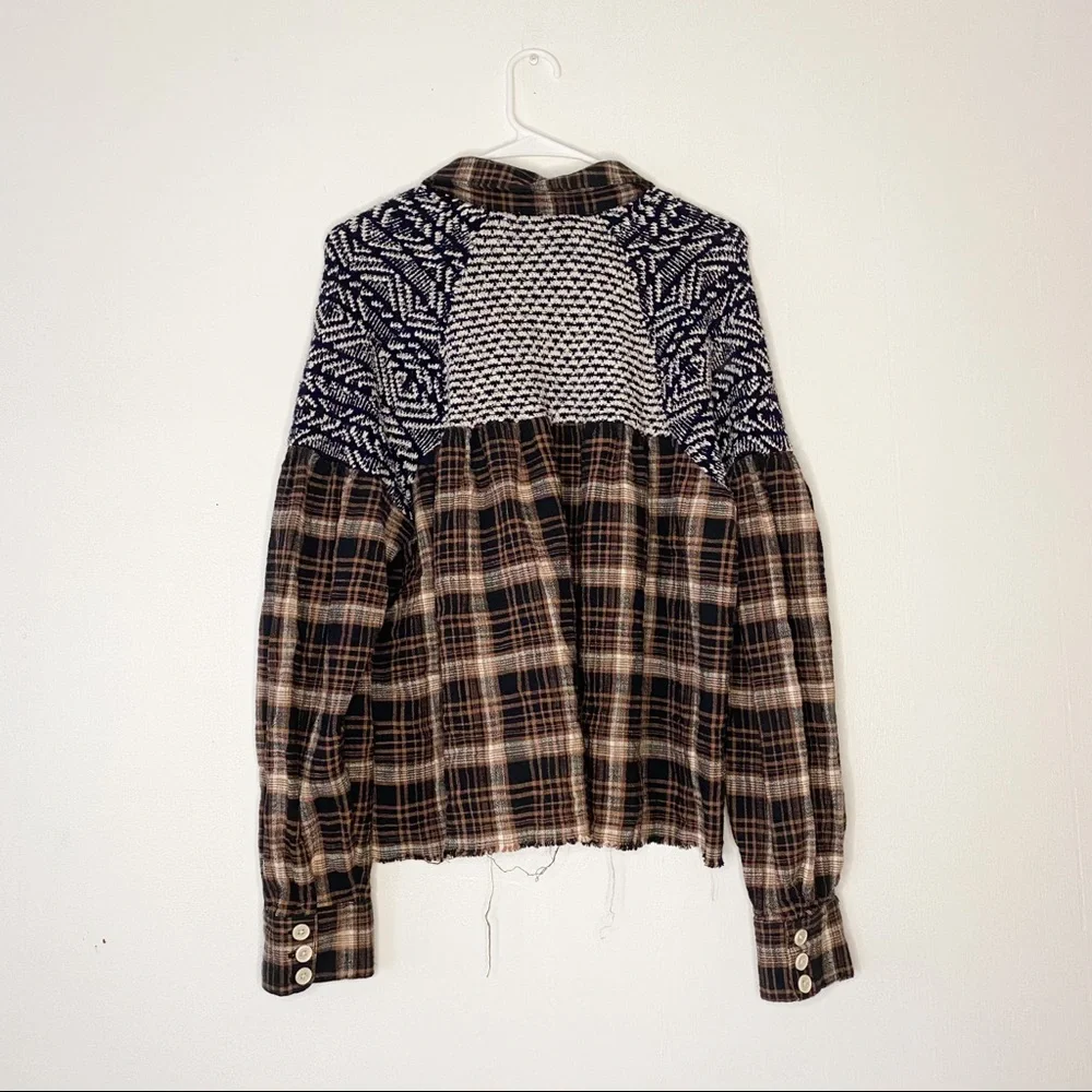 Free People Fireside Nights Buttondown - Picture 5 of 10